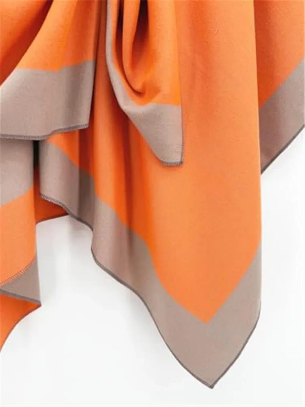 Women's Elegant Shawl Wraps, Soft Open Front Poncho Cape, Reversible Casual